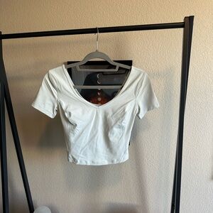 Lululemon AlignTee – Light Mist Blue | Size 4